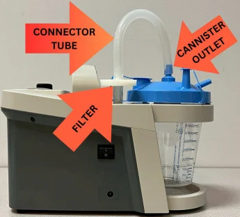 Connector tube connection